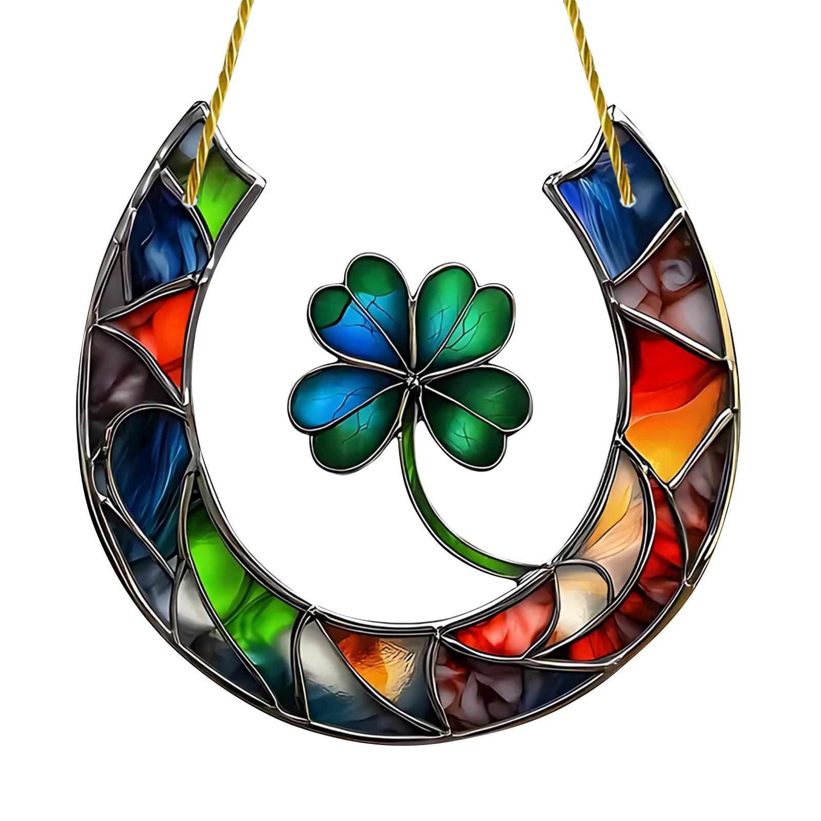 

Украшение ко Дню Святого Патрика, Украшение из четырех листьев, Ирландский подарок, Рождественское украшение в стиле ирландского наследия One Size