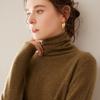 Women's Soft Cashmere Turtleneck Sweater - Stylish and Comfortable Knitwear for Fall and Winter
