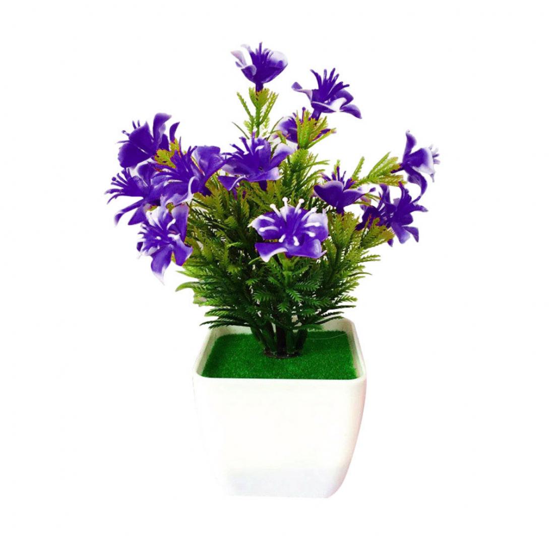 

Магазин H&K, 1 шт., искусственный цветок вишни, имитация цветка, свадебный домашний цветочный декор бонсай One Size фиолетовый