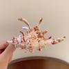Acrylic Conch Hair Claws Korean Exaggerated Colorful Irregular Personality Large Hair Claw Women Girls Hair Accessories