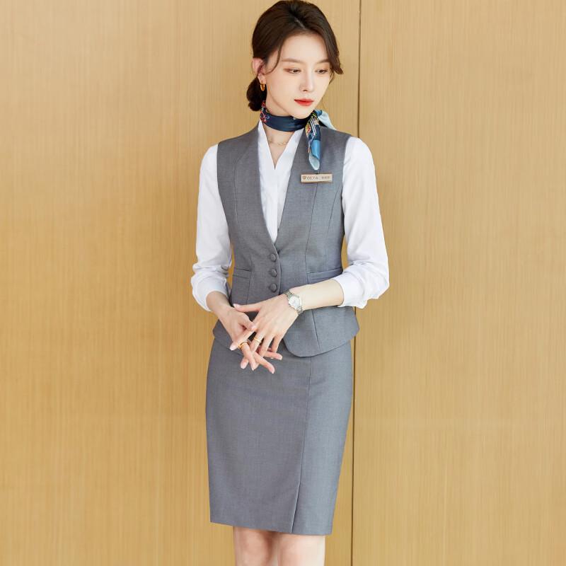 Women's Three-Piece Professional Vest Suit