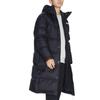 Li Ning Loose Casual Sports Long Hooded Down Jacket Men Outerwear Black AYMR055-1