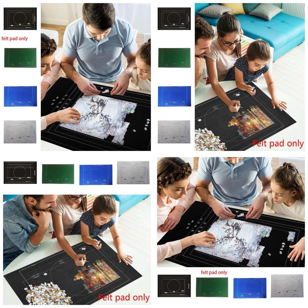 Stylowa I Prosta Mata Do Przechowywania Puzzli z Filcu Mata Do Gry DIY Dla Dzieci Materiał Plastikowy