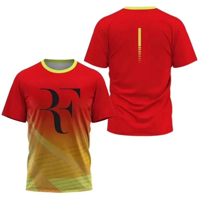 Men's Fast-drying Comfortable Summer Sports T-shirt Outdoor Fitness Track Badminton Table Tennis Short-sleeved Sportswear Tshirt