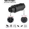 European to American EV Adapter, T2 to T1, IP54 Protection, Hot Selling