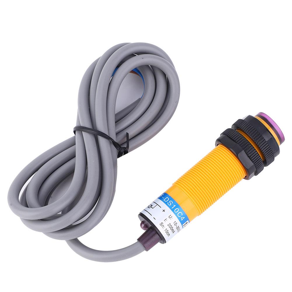 10Pcs JYIO Photoelectric Switch Diffuse Reflection for Machine Tool E3F DS10C4 1030VDC