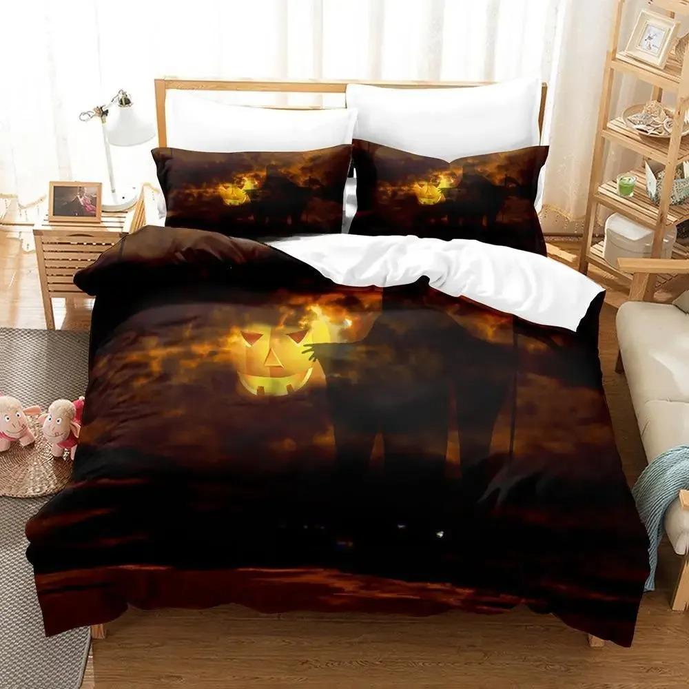 Dark Grim Reaper Bedding Set Single Twin Full Queen King Size Bed Set Adult Kid Bedroom Duvet Cover Sets 3D Anime Bed Sheet Set Tool