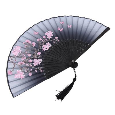 Taneční skládací ventilátor, skládací ruční ventilátor, skládací ventilátor Party Favor pro dekoraci domácí kanceláře