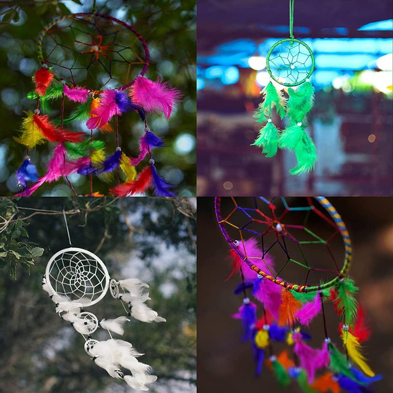 100pcs Flat Fluffy Colorful Turkey/Chicken FeathersDiy Pheasant Plume for Needlework Decor Clothes Handicraft Accessories10-18cm