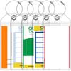 PVC Ship Ticket Card Sleeve Waterproof Cruise Luggage Tag Holders Durable Suitcase Label Holder Clear Cruise Tags Luggage Tags