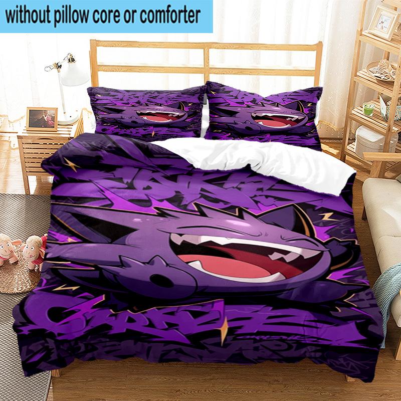 3PCS Gen-gar Neon Adventure 3pcs Bedding,Including 3PCS Duvet Cover And 2pcs Pillowcases Perfect for Christmas,Ideal for Bedroom, Dormitory