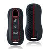 CAR Key Case Cover Shell Fob for Porsche Cayenne Panamera Macan Cayman 911 718 918 958 Remote Key Protector Holder Accessories