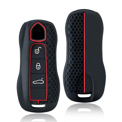 Car Key Case Cover Shell Fob For Porsche Cayenne Panamera Macan Cayman 911 718 918 958 Remote Key Protector Holder Accessories