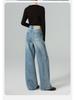 Spring/Summer Wide-Leg Lyocell Pants for Women - High-End Turkish Washed, Floor-Length & Slimming Fit