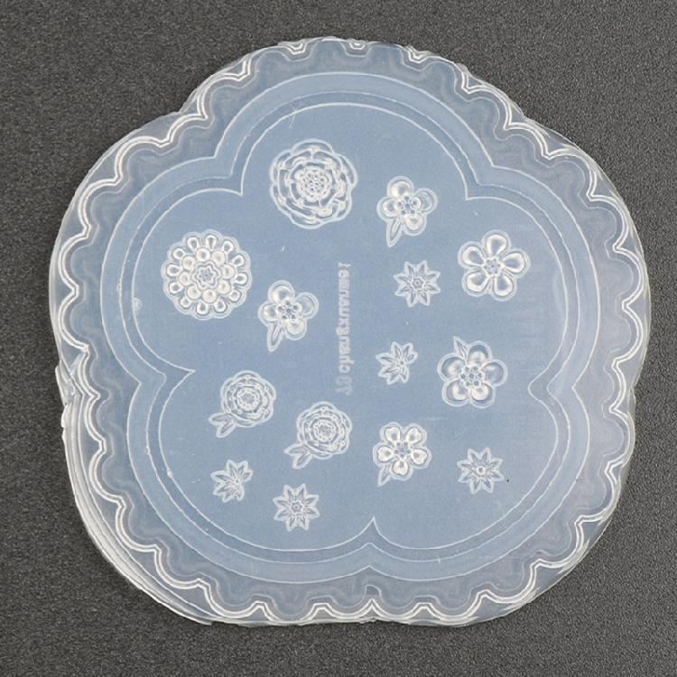 Nail Art Arc Decorative Mold Nail Art Making Tool Silicone Carving Template Mold