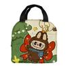 Labubu Cartoon Lunch Tote: Insulated Aluminum Foil Bento Bag for Students  5371