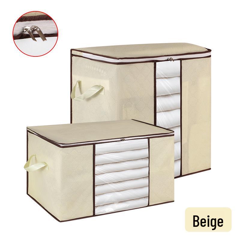Thickened Cotton Quilt Bag: Durable, Dustproof, Large Capacity, Non-Woven Storage for Clothes