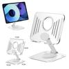 Suporte de Mesa para Tablet Acrílico Dobrável Transparente Suporte para Tablet Ajustável Suporte para Celular para iPad Pro 11 12.9 Polegadas/iPad 10.9 Polegadas