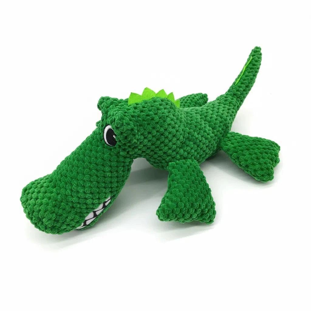 

1Pc Plush Dog Toy, Interactive Squeaky Dog Toy with Durable & Chew-Resistant Dinosaur Designs for Small, Medium, and Large Dogs