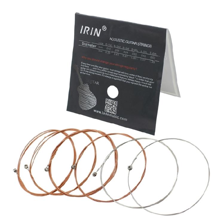 Lot de 6 Parties d'Entraînement pour Guitare Acoustique Professionnelles 6 Cordes Cordes de Guitare Folk