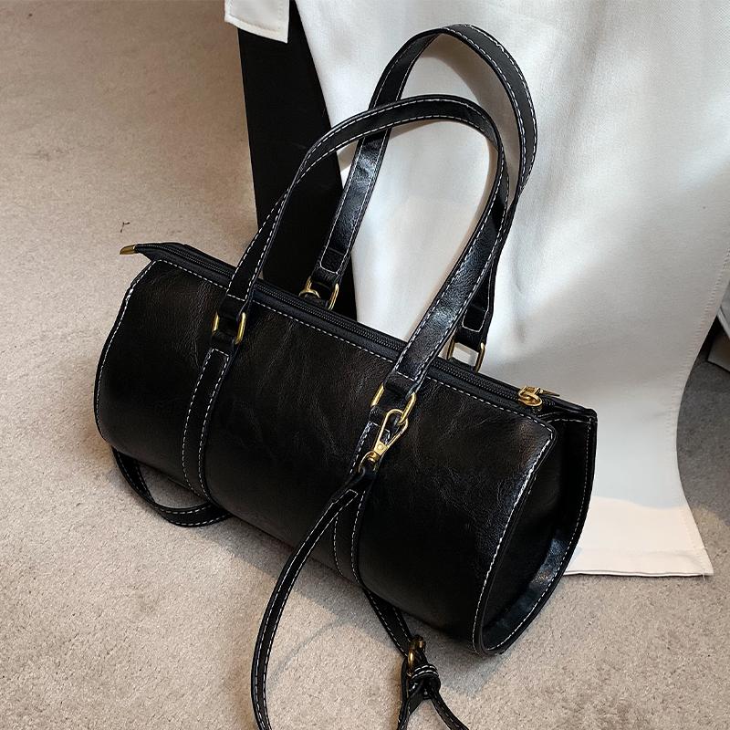 Женская ретро-сумка через плечо из искусственной кожи — фото 4