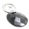Les Trésors De Lily [I3943] - Black 'Linda' Silver Pendant
