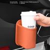 Car Cup Holder with Rear Seat Clip Multifunctional Car Organizer Stable Fix for Long Drive Coffee Water Snack Storage