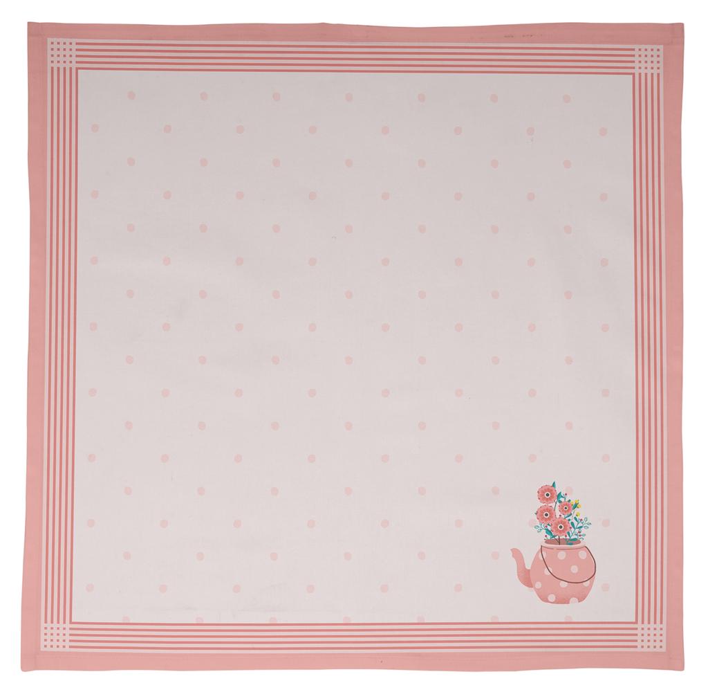 Vargottam Napkins  Florals  Print, Premium Quality Dinner  Napkins, 100   Cotton, Set of 4 Reusable  Napkins  Set, Size 20X20