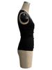 2025 Spring/Summer Elegant Pleated Hot Drill Sleeveless Slim Fit Women's Tank Top