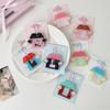 Korean Ins Style Y2K Wing House Hard Card Folder Brick Acrylic For 1Inch Id Photo Storage Display Pendant Keychain Ornaments