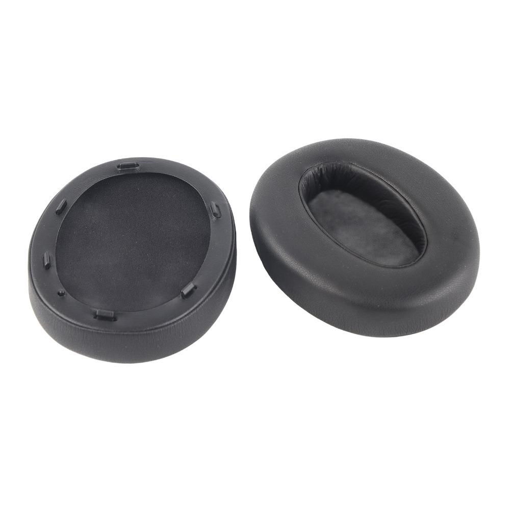 2PCS Leather Replacement Ear Pads Ear Covers for Sony WH XB910N Headphones Replacement Parts