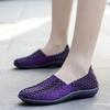 Summer Moccasin Beach Shoes Women Black Casual Weave Slip on Braided Blue Flats Sneakers Plus Size