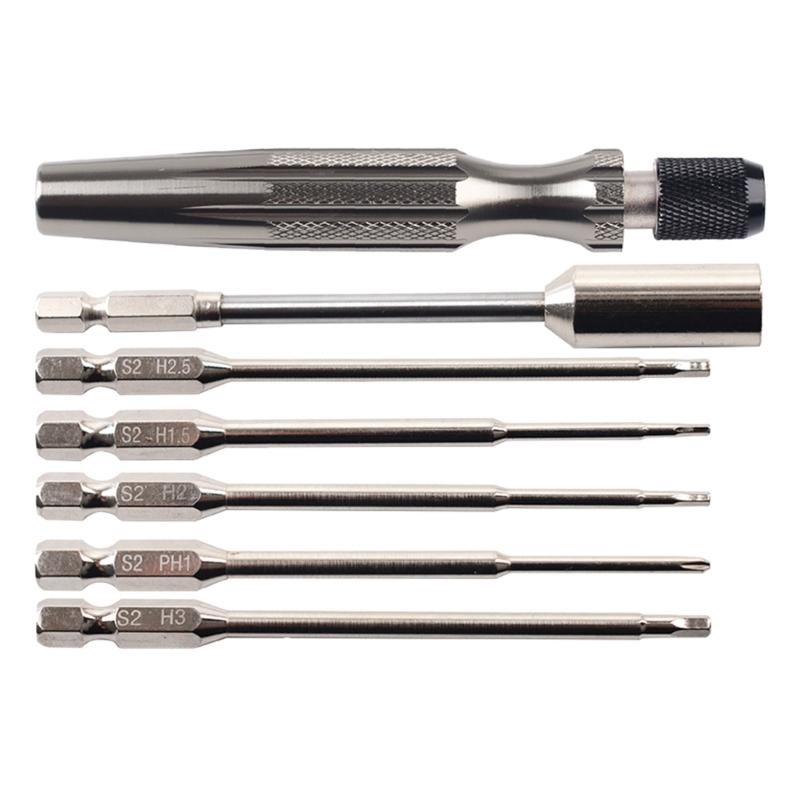 

Remote Control Car Repair Screwdriver Set Extension Handle For Better Grip Flat Screwdriver For Different Repair Tasks 1