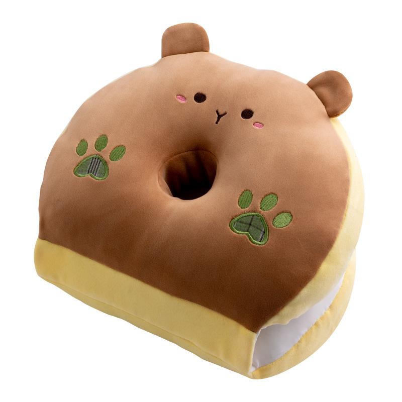 

Подушка для сна с изображением мультяшного животного, летняя подушка для сна в классе и офисе, милая форма, дышащая подушка из ледяного шелка See specification drawing for size