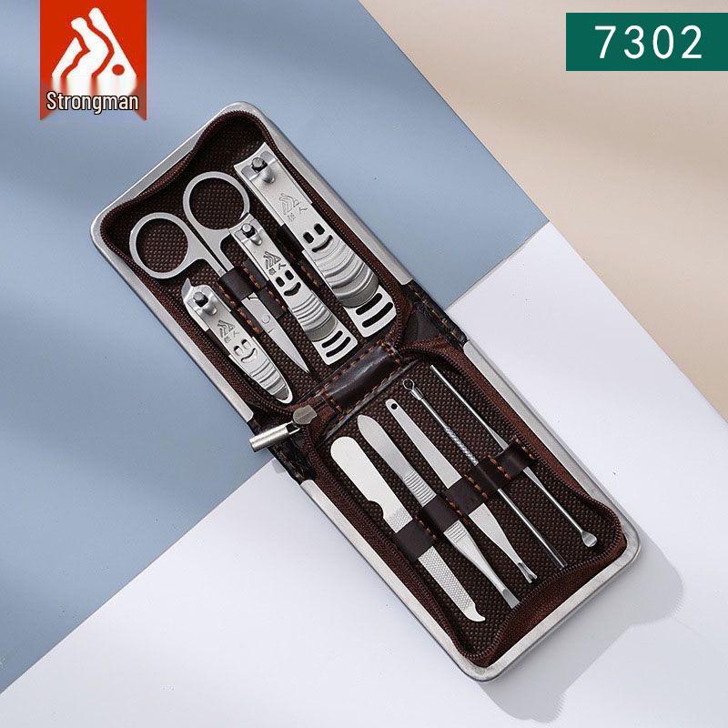 Jindaqiangren Large Carbon Steel Nail Clippers - Flat Mouth Manicure Tool with Free Shipping