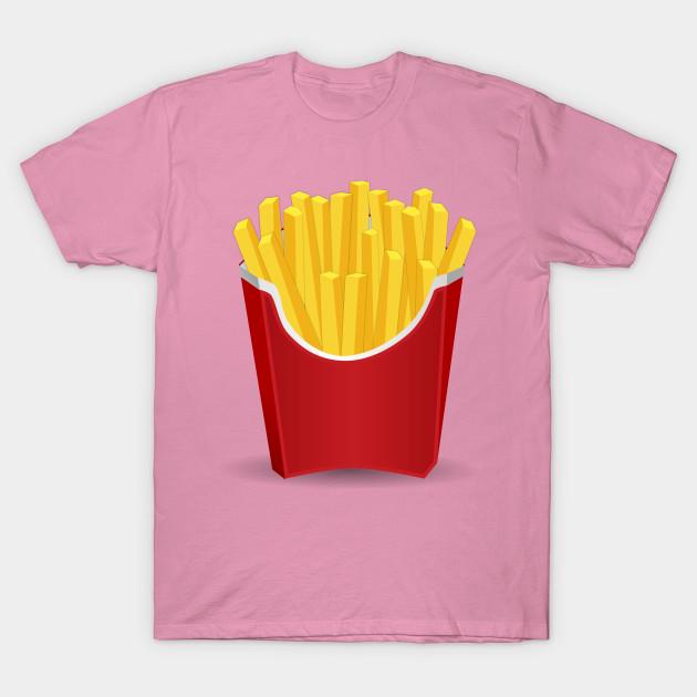 T Shirt damski frytki Harajuku drukuj Kawaii Tshirt Letnia koszulka damska z krótkim rękawem Top Tee