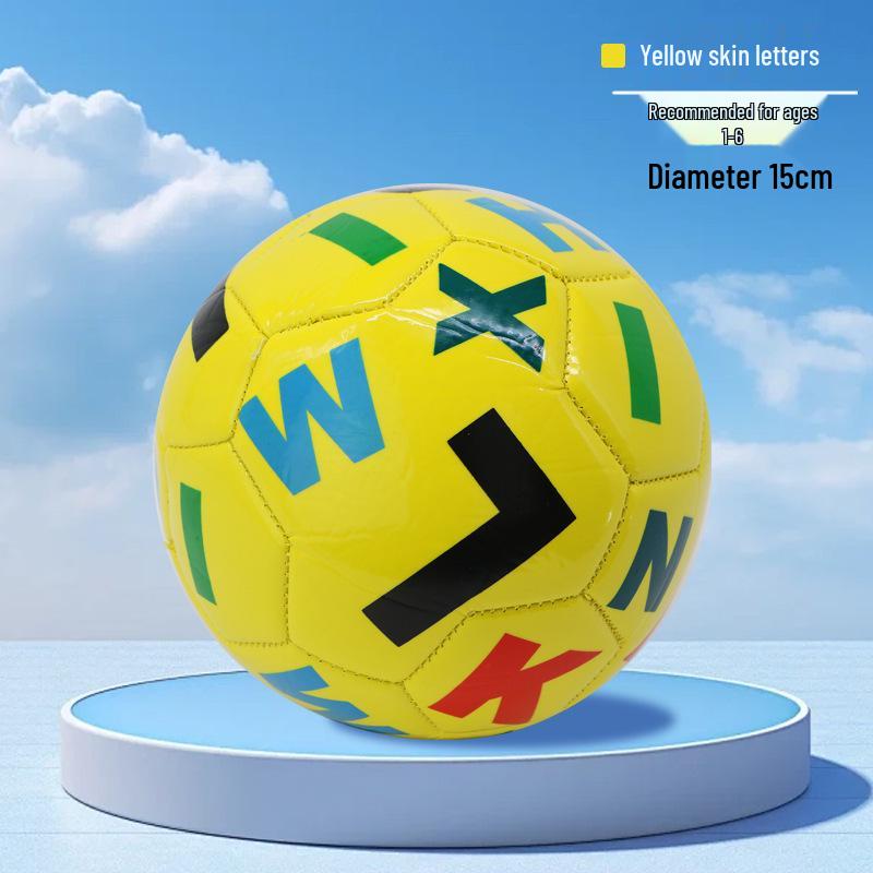Enlightenment Ball for Kids (Age 1-6) - No. 2 Leather Educational Football Toy