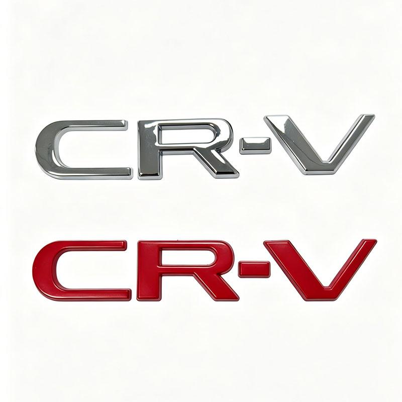 18.7cm Metal Car Stickers Side Fender Badge Styling for Honda CR-V Logo 2023 2017 2011 Rear Tailgate Emblem Decals Accessories ahw256