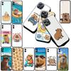 Anime Capybaras Phone Case for Samsung Galaxy S24 S25 S23 FE Ultra Plus S7 Edge S25+ S23+ A56 5G Protective Cover