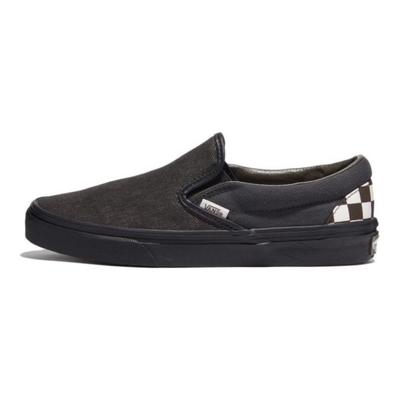 Vainl Archive X  Slip-On Round Toe Easy Wear Durable Low-Top Skate Shoes Unisex Sneakers Black VN000BVZRUX1