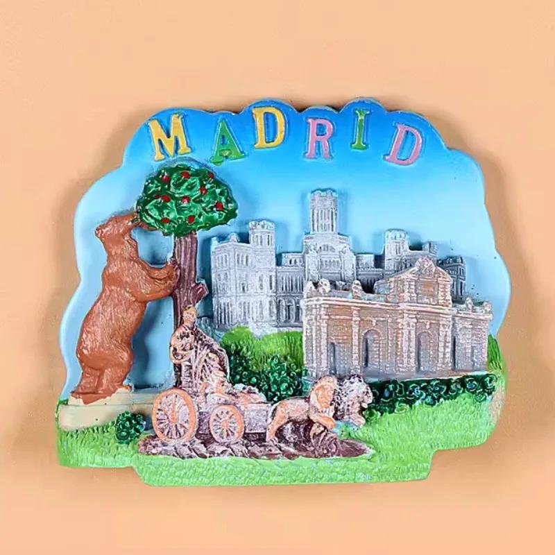 Italy Pisa Travelling Souvenirs Spain Madrid Denmark Copenhagen Fridge Stickers Home Decor Vietnam Fridge Magnets Wedding Gifts