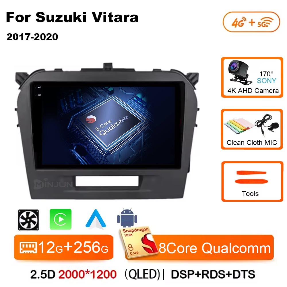 Android 14 Carplay Auto Qualcomm Car Radio Multimedia Player For Suzuki Vitara 2017 2018 2019 2020 Autoradio Stereo Head Unit