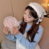 French Style Lace Plaid Triangle Turban Hairband For Women Girls Sweet Hair Decorate Headband Hair Band Fashion Hair Accessories