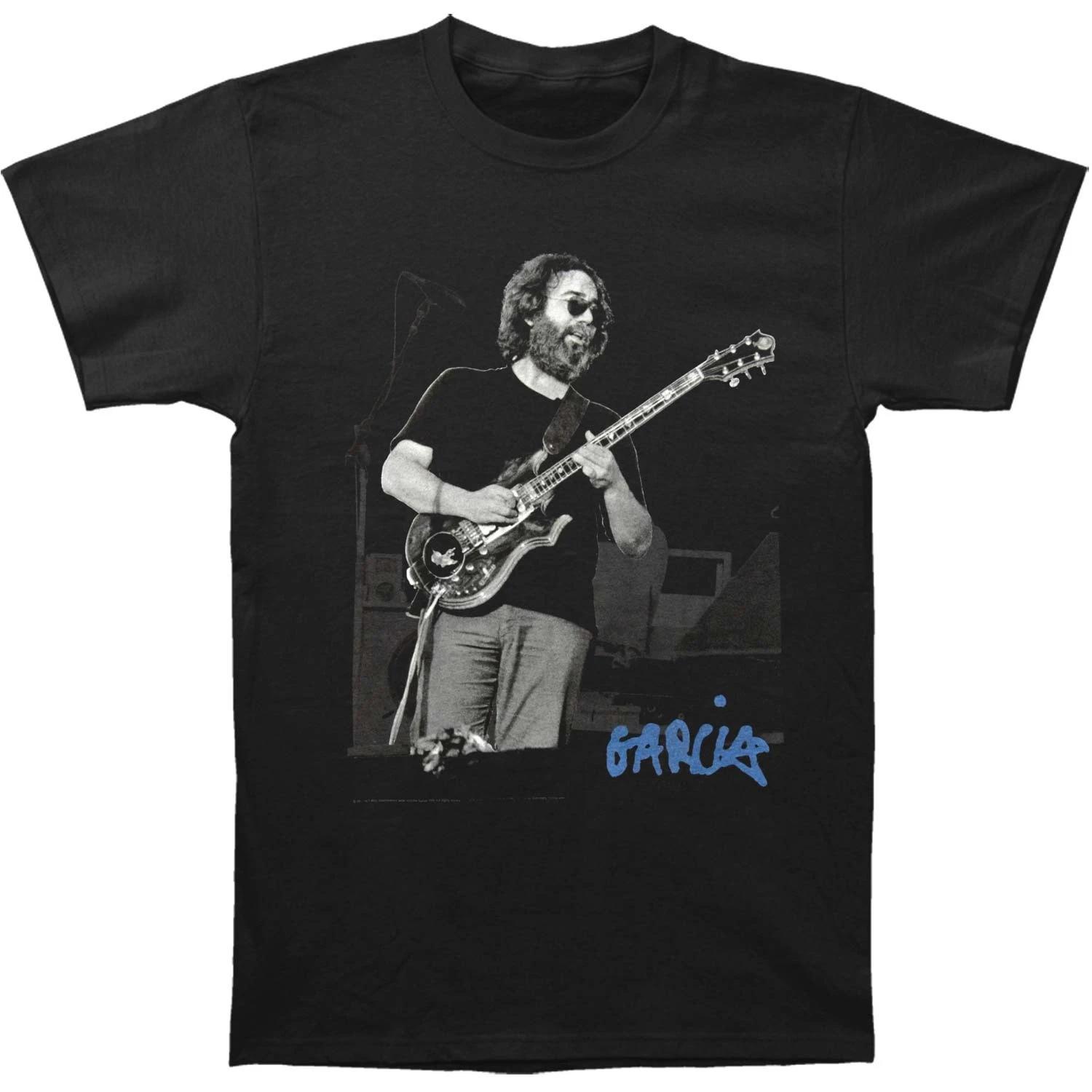 Men s Jerry Garcia Blakesberg Live Portrait T-shirt Small Black XS