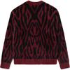 Carhartt WIP Classic Logo Tag Vintage Zebra Pattern Long Sleeve Knit Sweater Unisex sweater Black CHXCDA241030M-BKX