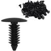 100 Pcs Auto Car Fender & Bumper Shield Fastener Clips For GM #1605396, 1595864; Chrysler 6030441; Ford 388577S, W705589-S300