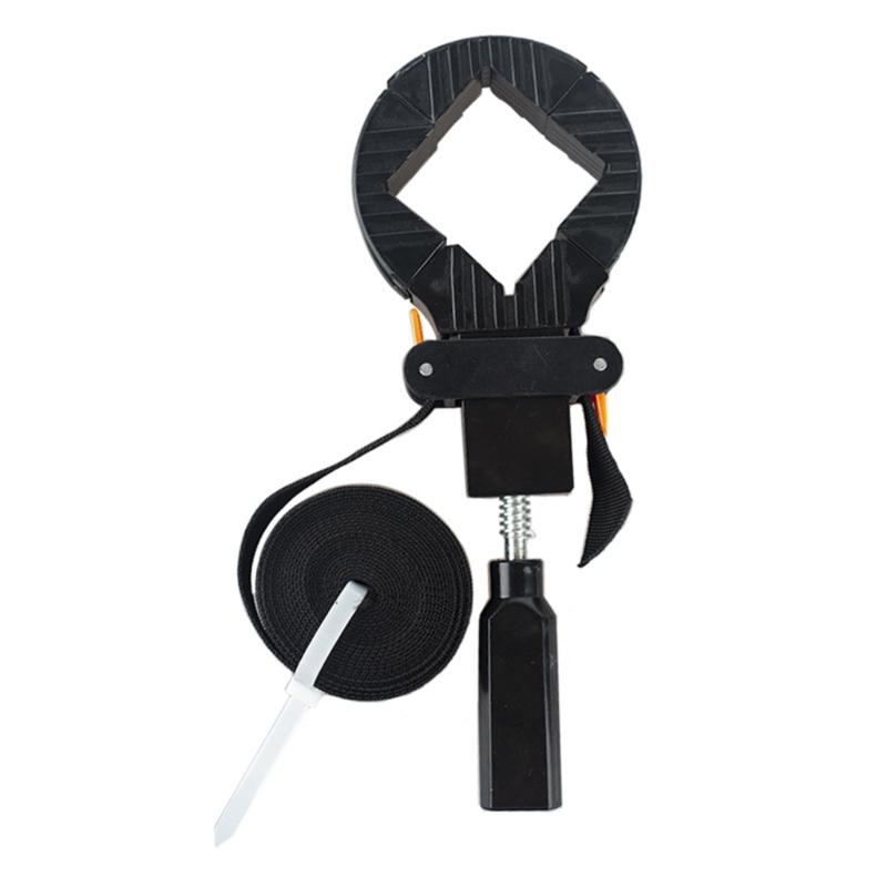 

Регулируемый угловой зажимной ремень 4 губки Держатель для рам для картин Деревообрабатывающий инструмент для рам для картин Ящик Прочный 1