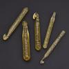 Crystal Clear Thick Plastic Crochet Hooks: 5-Piece Set for Thick Yarn Sweater Knitting