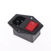 Díly pro 3D tiskárnu 220V 110V Spínač napájecího zdroje Samčí zásuvka s pojistkou Pro 3D tiskárnu DIY Použití Příslušenství pro 3D tiskárnu