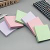 Lined Pop Up Sticky Note 3x3 inch, 6 Pack Accodian Stlye Self-Sticky Notes with Lines, Light Green Pink Purple Color, 100 Sheet/Pad Easy Post